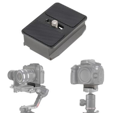 Imagem de Fotga RS Placa de liberação rápida superior QR para DJI RS 4 / RS 4 Pro compatível com Ronin RS 2 RS3 RS 3 Pro RSC 2 Pro RSC 2 Gimbal Stabilizer DSLR compatível com tripé Arca Swiss braçadeira de