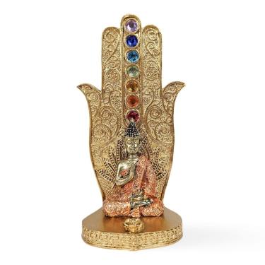 Imagem de Incensário 7 Chakras Porta Incenso Vertical Buda premium