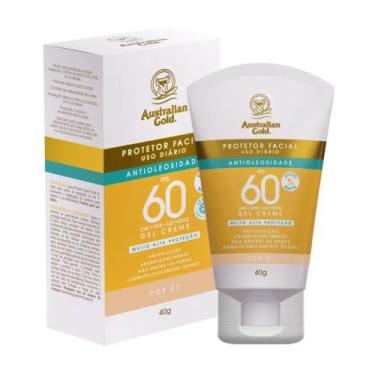 Imagem de Protetor Solar Facial Australian Gold Fps 60 Gel Creme Cor 01 40G