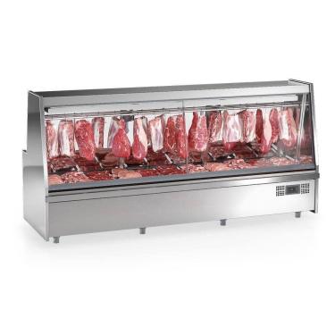 Imagem de Balcão De Carnes Gats300 Gelopar Expositor De Carnes Inox 3mt 220v