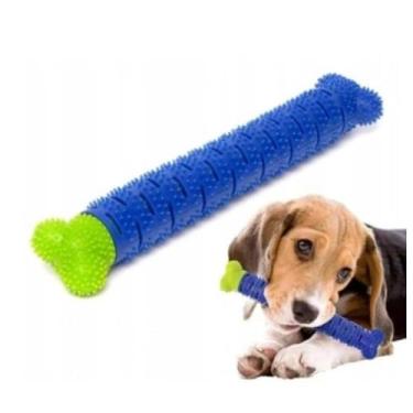 Imagem de Mordedor Dental Osso Removedor de Tártaro para Cães – Chewbrush com Cerdas para Higiene Bucal e Limpeza de Dentes