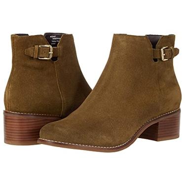 Imagem de Cole Haan Bota feminina Haidyn (45 mm) no tornozelo, Camurça oliva escura, 5