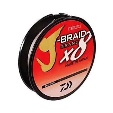 Imagem de Daiwa J-BRAID GRAND 8X 300YDS SPOOL DE ENCHIMENTO LUZ CINZA