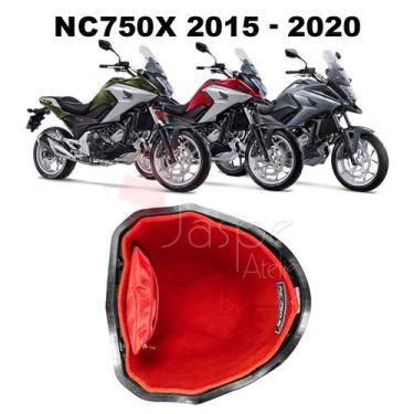 Imagem de Forração Honda NC 750X 2015 Forro Standard Acessório Vermelho - Jaspe 