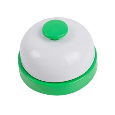 Imagem de EHJRE Sino de Chamada de Jogo Portátil, Prático, Leve, Treinamento de Gato, Sino de Mesa, Jogos de Tabuleiro, Resposta, Sino de, Verde