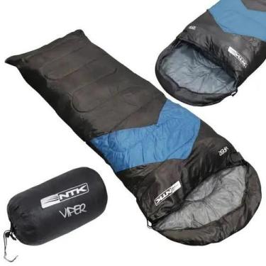 Imagem de Saco de Dormir Viper de 5C à 12C Azul Nautika, Preto e Azul