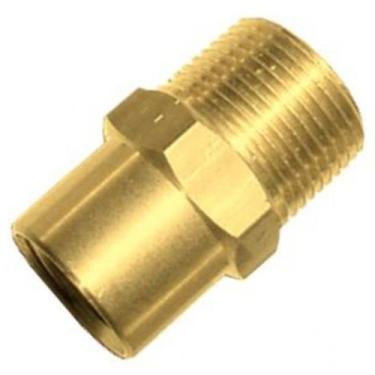 Imagem de Adaptador de Redução Luva Lubefer 1/8 Fêmea x 1/8 Rosca Macho Aço