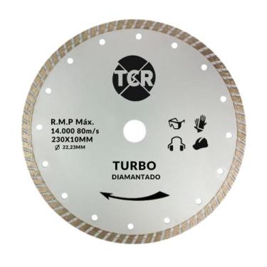 Imagem de Disco Turbo Diamantado 230x10MM Prata Ecco 13300 Rpm 80m/s - tcrabrasi