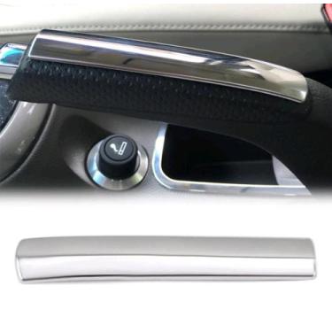 Imagem de Aplique Capa Filete Cromado do Freio De Mão Chevrolet Cruze Tracker Sp