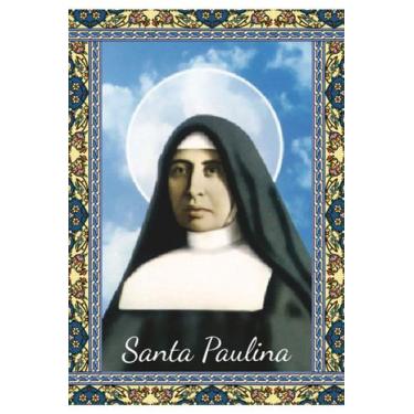 Imagem de Santinho Santa Paulina (oração no verso) - 7x10 cm - Santinhos do Bras