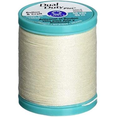 Imagem de Coats Dual Duty Plus fio de botão e carpete 45,4 metros - creme (s920-8020)