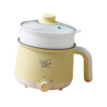 Imagem de Fenteer Mini Panela Quente Raman Panela de Macarrão Mini Panela de Viagem para Bolinho de Bife de Mingau, Vaporizador Pp