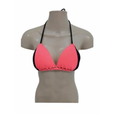 Imagem de Sutiã top avulso com bojo biquíni cortininha de amarrar - DE UMA MARIA