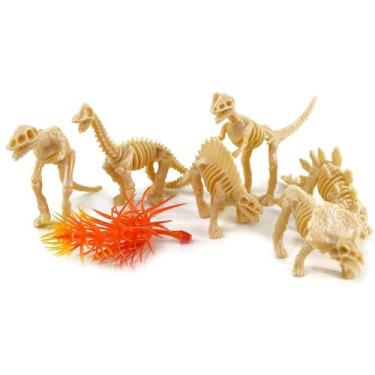 Imagem de Dinossauros Animais Jurassicos Fossil Miniatura Maquete 14pc - Ark Toy