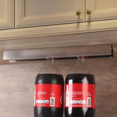 Imagem de Suporte para Garrafa Pet - Armário/Geladeira - Inox - Maxx Diamond