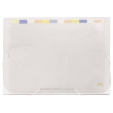 Imagem de Pasta Sanfonada 12 Divisórias A4 Cristal Ref.6090pp-tr Dac