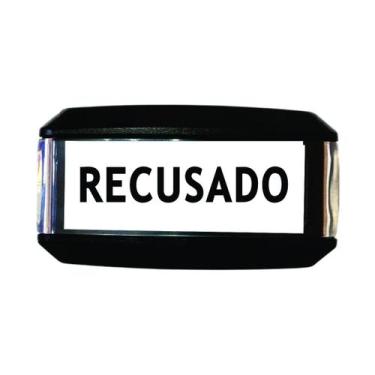 Imagem de Carimbo Automatico Autoentintado RECUSADO 14x38mm - Carimbos Taqua Las