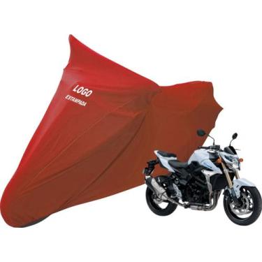 Imagem de Capa Para Cobrir Moto Suzuki GSR 750A Com Elasticidade - Mz, Vermelha