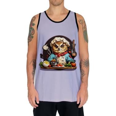 Imagem de Camiseta Regata Tshirt Chefe Coruja Cozinheira Cozinha 1 - Enjoy Shop,