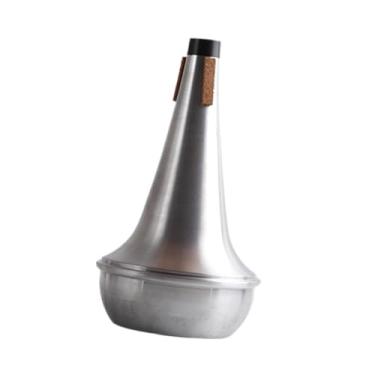 Imagem de Dynwave Surdina para trombone, surdina reta, liga de alumínio, surdina para prática de trombone para performance em palco