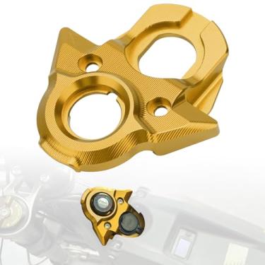 Imagem de SMOTRCC Capa de interruptor de ignição de alumínio CNC Sur Ron compatível com Surron Light Bee S X LBX Segway X160 X260, peças elétricas de bicicleta suja (amarelo)