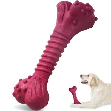 Imagem de Doudele Brinquedos Para Cães, Mastigadores Agressivos, Brinquedos De Mastigar Para Cães Grandes E Médios, Padrão De Textura De Mola De Borracha Natural