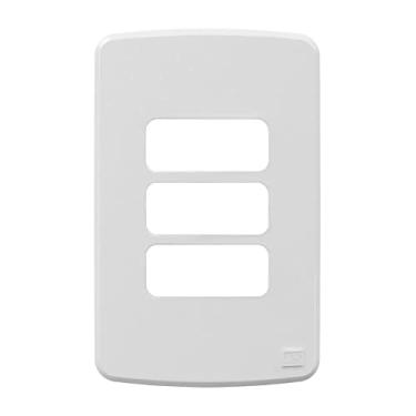 Imagem de Placa + Suporte 4x2 3 Postos Composé Branca WEG