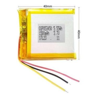 Imagem de Bateria Compatível Com  CAIXA DE SOM Free Gsp853450 1500mah Com 3 Fios
