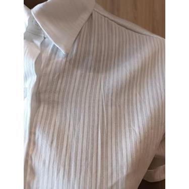 Imagem de Camisa Camiseta Uniforme Social Branca Manga Curta e Longa 100% Algodã