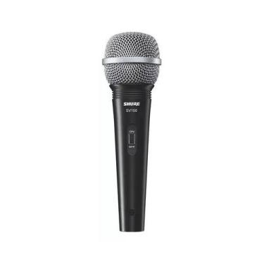 Imagem de Microfone shure unidirecional sv100 original profissional