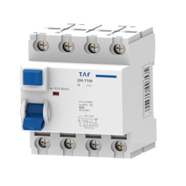 Imagem de Interruptor Diferencial Residual Tetrapolar IDR-T100 TAF 25a