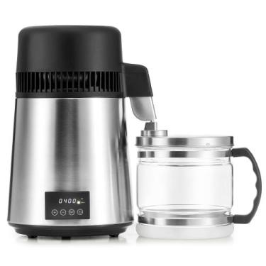 Imagem de Destilador de água CO-Z 4L 750W 304 em aço inoxidável com temporizador