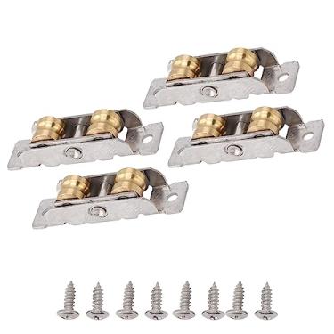 Imagem de Rolos de Substituição para Porta Deslizante, Rolos de Porta Deslizante Rolos de Porta de Vidro Deslizante de Substituição Rolos de Porta de Tela Deslizante Hardware de Porta