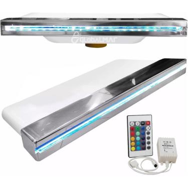 Imagem de Cascata Para Piscina Com Iluminação Led 40cm Para Embutir