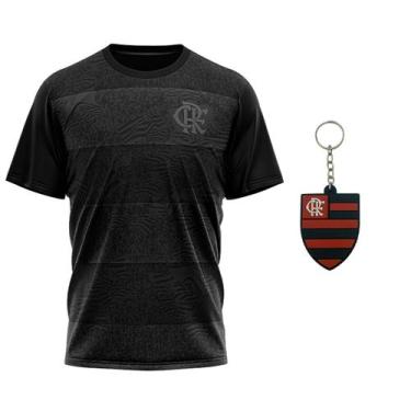 Imagem de Kit Camisa Flamengo Confirm + Chaveiro Símbolo - Masculino, M, Preto