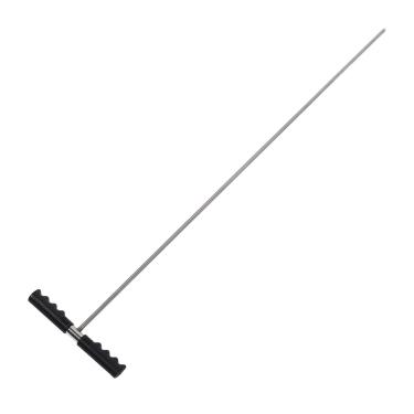 Imagem de Sonda de Terra, Ferramenta de Localizador de Fossas Sépticas, Sonda de Solo de Aço Inoxidável de 32 a 48 Polegadas Haste de Sonda de Aterramento Ajustável para Localizar Tubos