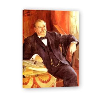 Imagem de LKXGRRSFG Impressões em tela A righteous person Anders Zorn - Arte de obra-prima sueca, decoração de parede serenidade de verão e coleção de galeria de casa 69,8 x 98 cm