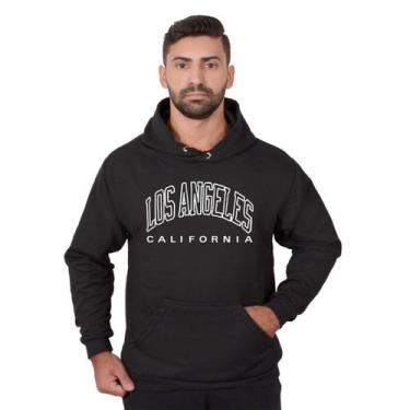 Imagem de Blusa De Moletom Masculina Básica Com Capuz Moda Casual Esportiva Mode