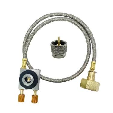 Imagem de Adaptador de Enchimento de Cilindro de Gás com Válvula de Alívio de Pr