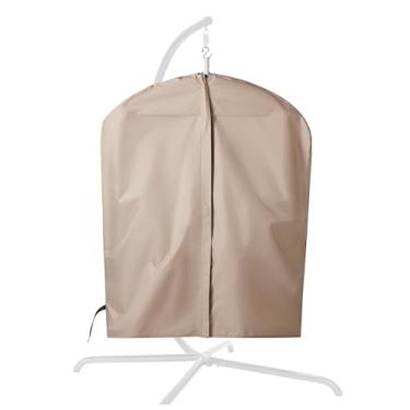 Imagem de MIZTLI Capa para cadeira de rede – impermeável, à prova de poeira e resistente a UV – Zíper à prova de vento com fita mágica – Protetor de cadeira para pendurar em ambientes externos e internos – 137