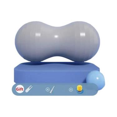 Imagem de Bola de Amendoim Anti-Explosão para Ioga, Pilates e Exercícios de Equi