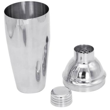 Imagem de Kit Caipirinha Coqueteleira Profissional Aço Inox 5 Peças