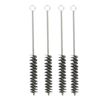 Imagem de Escovas de laboratório de limpeza de tubos de 3/10.2 cm, escovas de tubo de aço inoxidável, escovas de tubo de arame, escovas de limpeza de fios, escova de limpeza de palha, escova de garrafa de arame