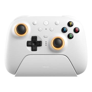 Imagem de Controle Sem Fio 8Bitdo Ultimate 2 Gatilhos Hall TMR Pro, Branco