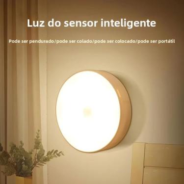 Imagem de Lâmpada Noturna LED Inteligente com Sensor de Presença - Carregamento 