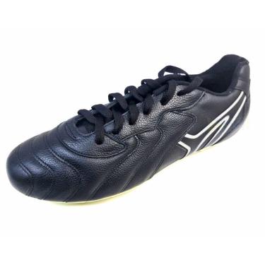 Imagem de Chuteira VENEZA Campo couro pto/bco - Mathaus