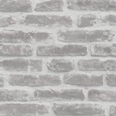 Imagem de Papel De Parede Jackie Tijolo Cinza 6827-20