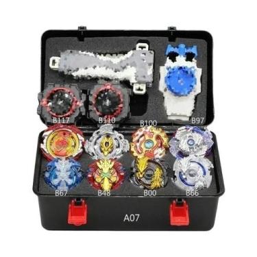 Imagem de Metal Fusion Burst Surge GT Toy Gyro Launcher Spinning Top Bey Blades 