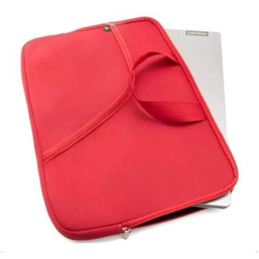 Imagem de Capa Case Protetora para Notebook Vermelha 17,3 Polegadas, Design Curvo com Zíper, Alça de Transporte reforçada, Impermeável e Anti-Impacto (17) - MGA STORE
