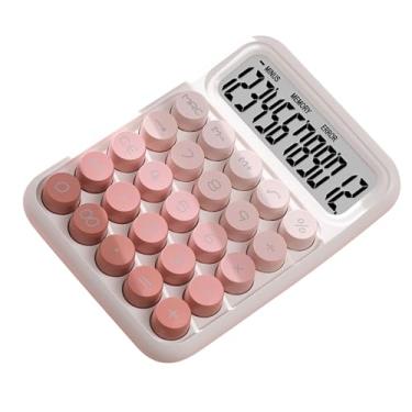 Imagem de Generic Calculadora Fofa, Calculadora Botão Grande Tela Clara de Exibição para a Escola (Rosa)